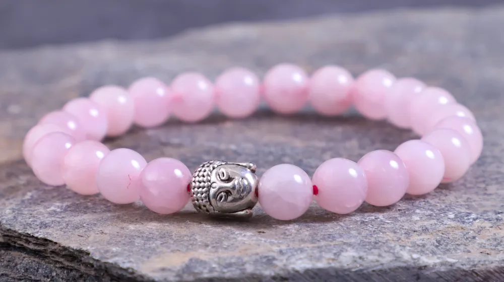 Rose Quartz Bracelet 22 Beads Rose Quartz Bracelet 22 Beads